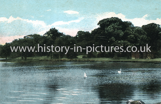 Hollow Pond, Leyton, London. 1905